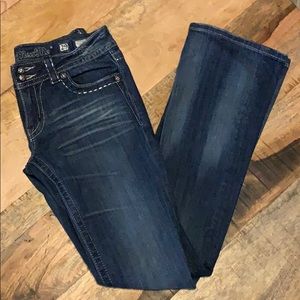 Miss Me boot cut denim jeans 29r